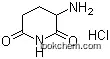 Molecular Structure of 2686-86-4 (3-Aminopiperidine-2,6-dione hydrochloride)